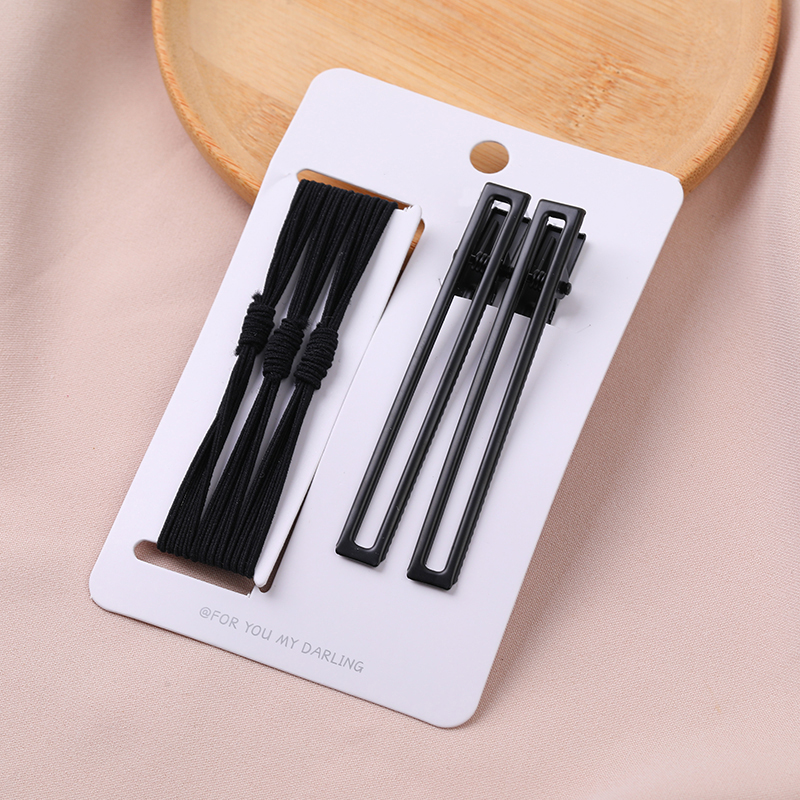 Versatile Hair Ties & Clip Combo Set-8