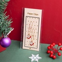 Christmas series santa creative bookmark 2pcs
