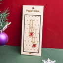 Christmas series christmas socks creative bookmark 2pcs