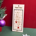 Christmas series christmas glove creative bookmark 2pcs