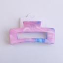 Colorful Tie-Dyed Acrylic Claw Clip-11cm