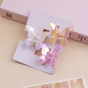 Medium-sized Laser Butterfly Hair Claw Clip - 3 Pieces