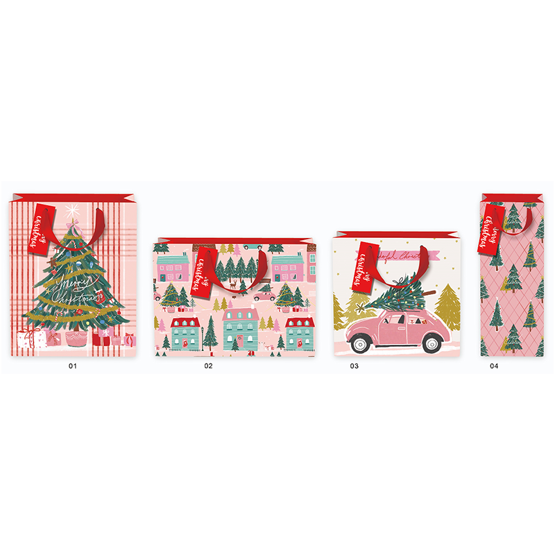 Christmas party series vertical gift bag-S