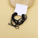 Oil Drip Flower Fashion Hair Tie-4PCS