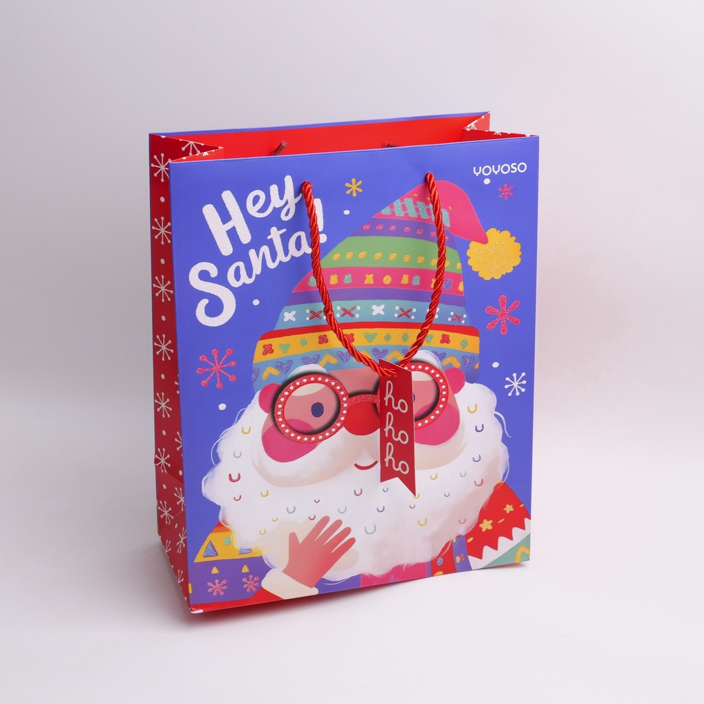 Christmas Aesthetic Series - Santa Claus Gift Bag Vertical Size M