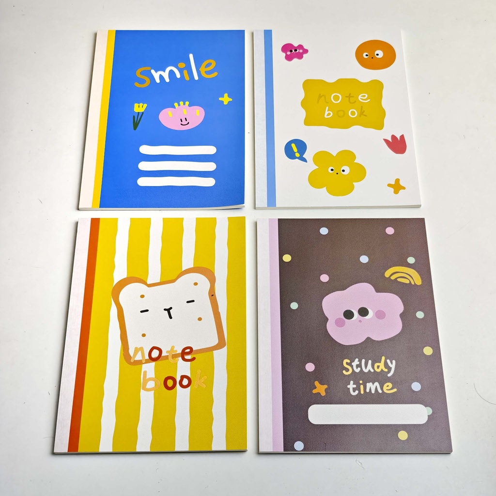 Dopamine Series - B5 Wire-glued Notebook - Ruled Inner Pages, 40 pcs