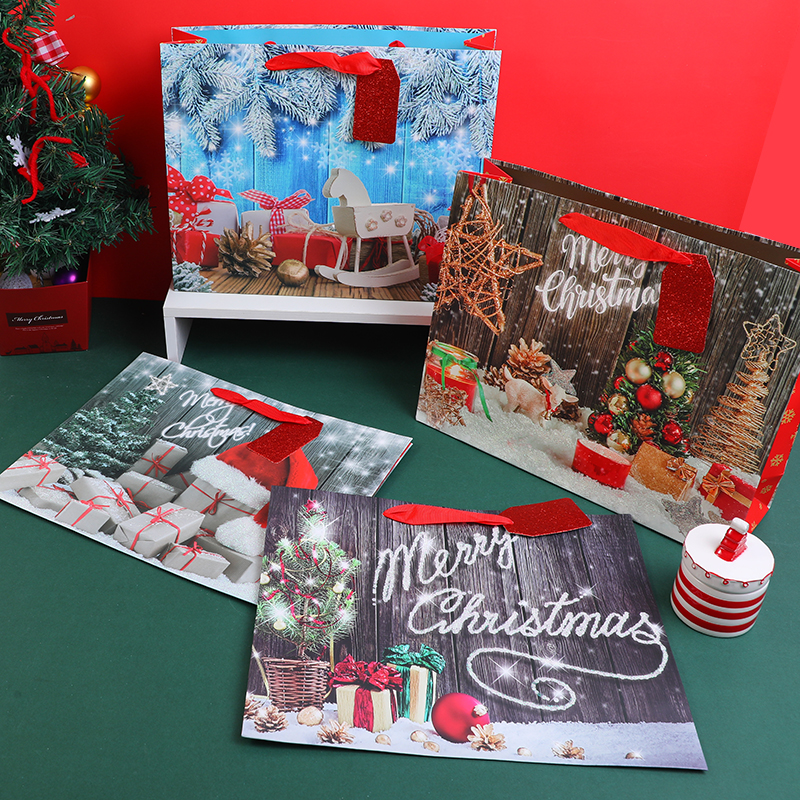 Passion christmas series horizontal gift bag-M