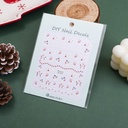 Christmas series -Adorable Snow Festival Nail Stickers