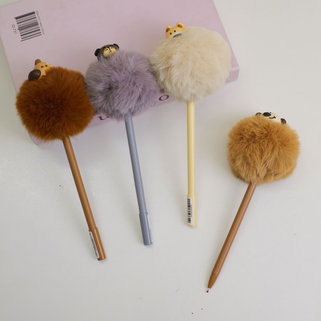 Creative Dog Hairball Neutral Pen - Blue Core