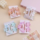 Laser Set Flower Hair Claw Clip - 3 Pieces