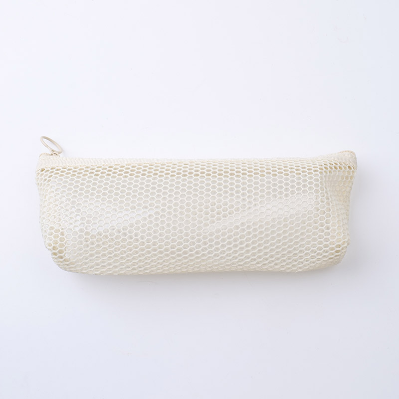 Colorful candy ins triangle mesh pencil bag