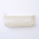 Colorful candy ins triangle mesh pencil bag