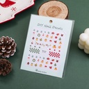 Christmas series -Holly Auspicious Decoration Nail Stickers