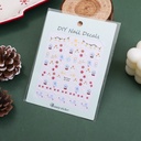 Christmas series -Snow Shadow Festival Nail Stickers