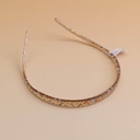 Leopard print flat headband