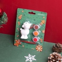 DIY Christmas Series - Christmas Reindeer Plaster Painting (with Hanging Rope)