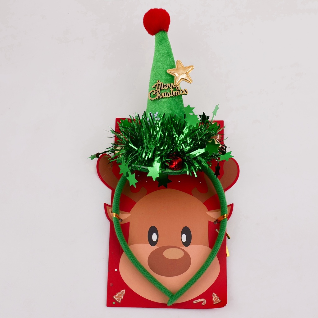 Christmas Series Hat Stereoscopic Headband-Green