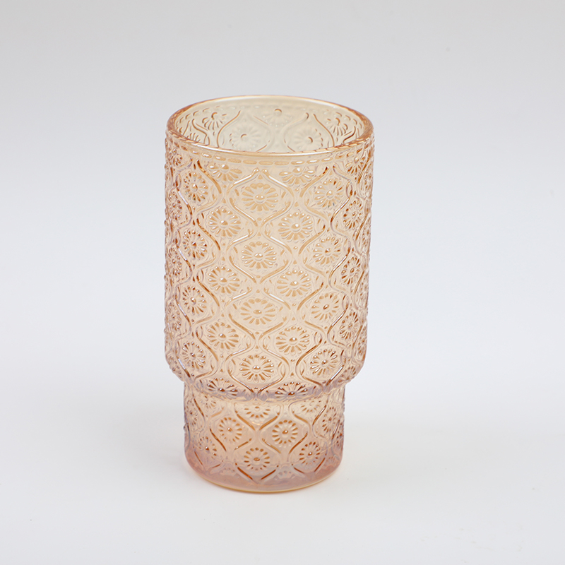 Vintage stackable glass cup-430ml