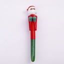 Christmas Series - Santa Claus Boxing Ballpoint Pen - Blue Refill