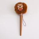 Capybara Series - Plush Bouncing Patch Creative Gel Pen - Black Refill
