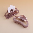 Cloud claw clip - gray