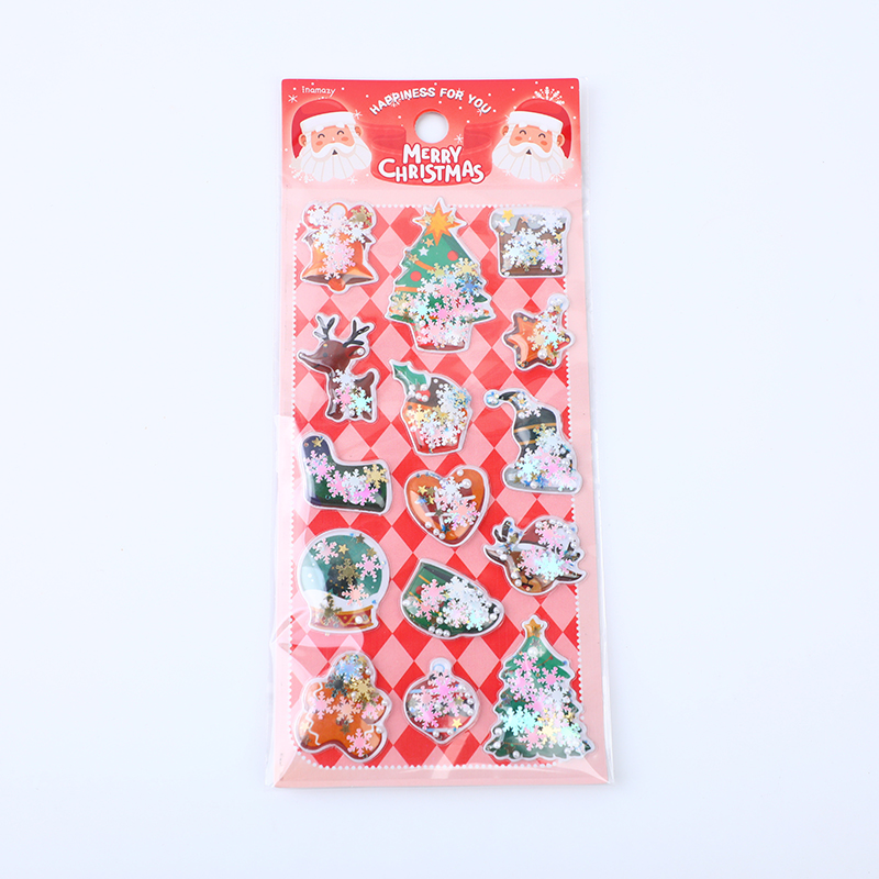 WSWC131-103 Christmas series 3D shaking stickers