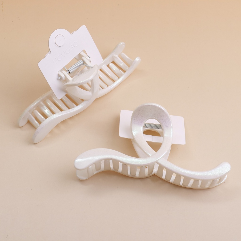 Sparkling series cross claw clip