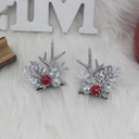Christmas Series Snowflake Fabric Hairpin