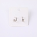 Simple Versatile Vegetarian Hoop Earrings-1