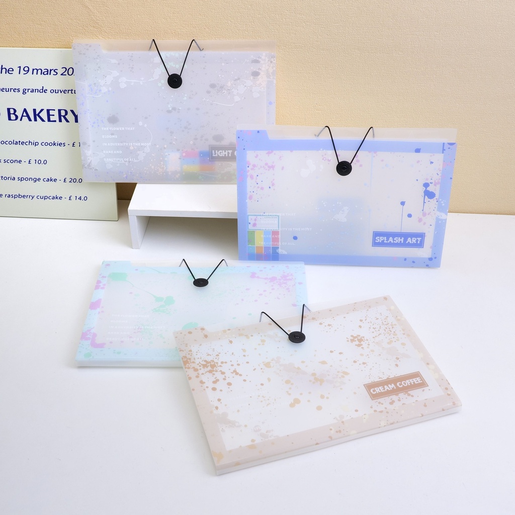 Ink Splash Series (8 PCS expanding folder)