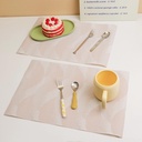 European style placemats 2pcs - orange