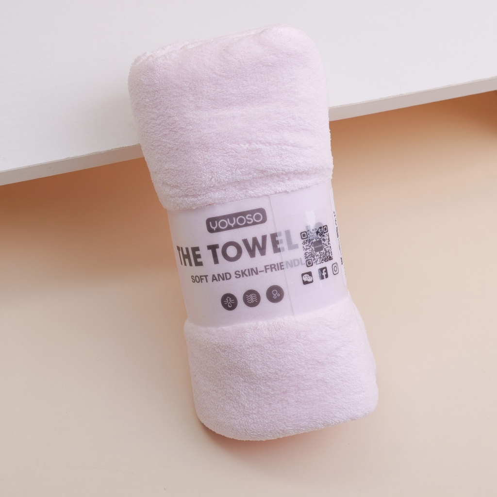 Japanese Minimalist Style Series Towel - Light Pink