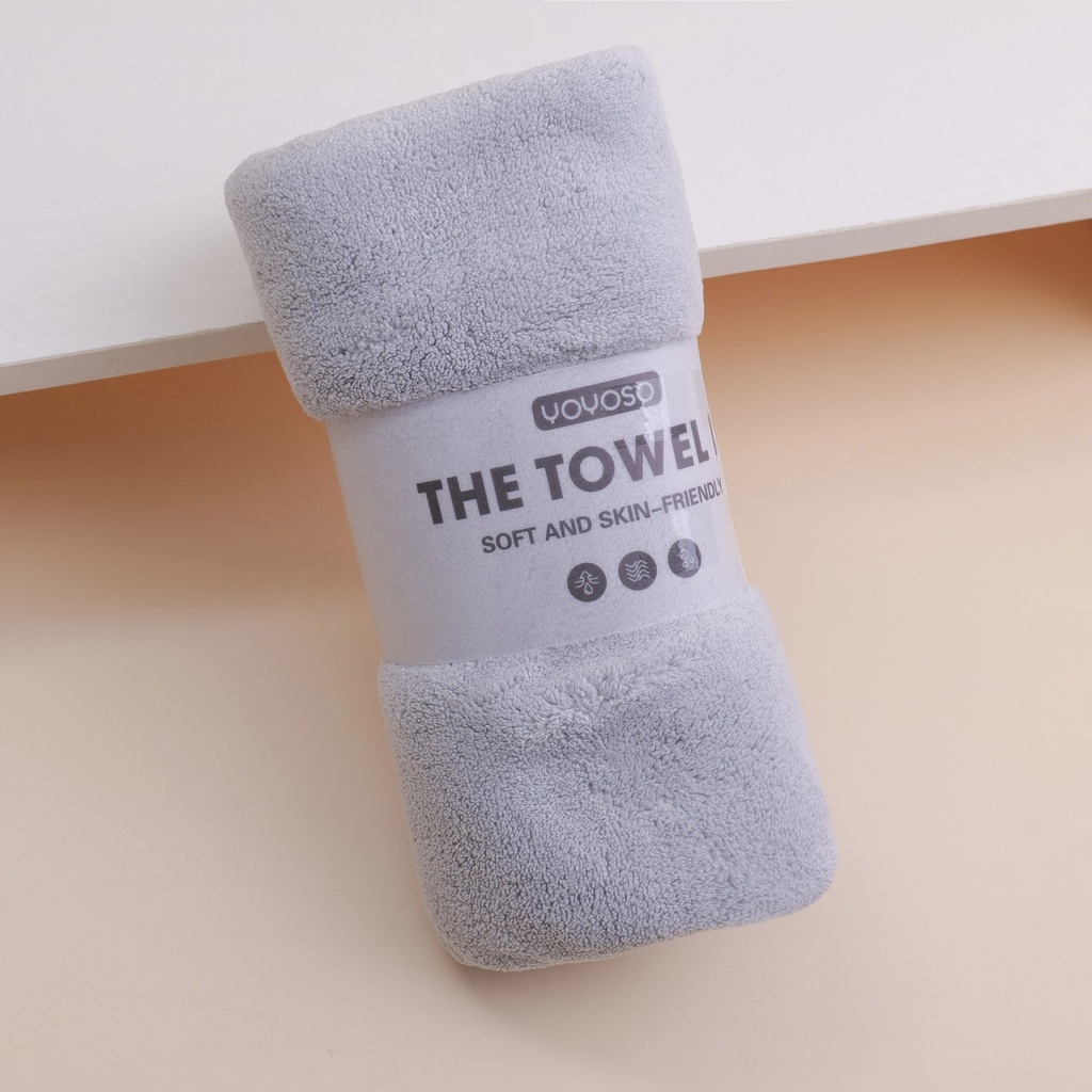 Japanese Minimalist Style Series Towel - Light Gray