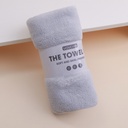 Japanese Minimalist Style Series Towel - Light Gray