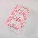 Raw wood pulp facial tissues 120 sheets-3 packs