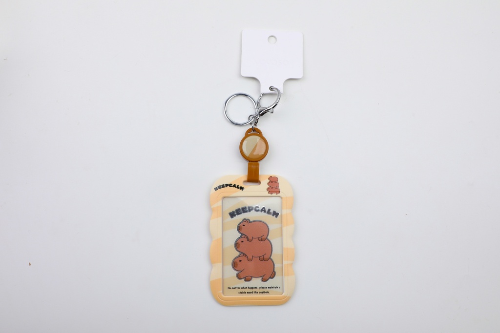 Kapybara Card Sticker Retractable Card Holder