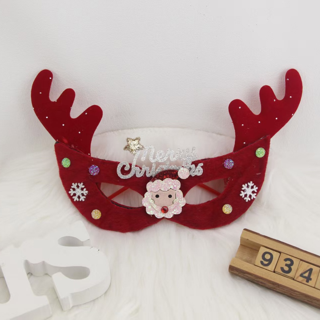 Antler Christmas glasses-2
