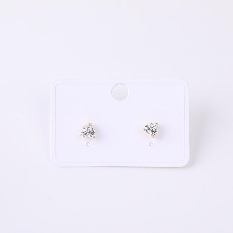 Simple heart earrings
