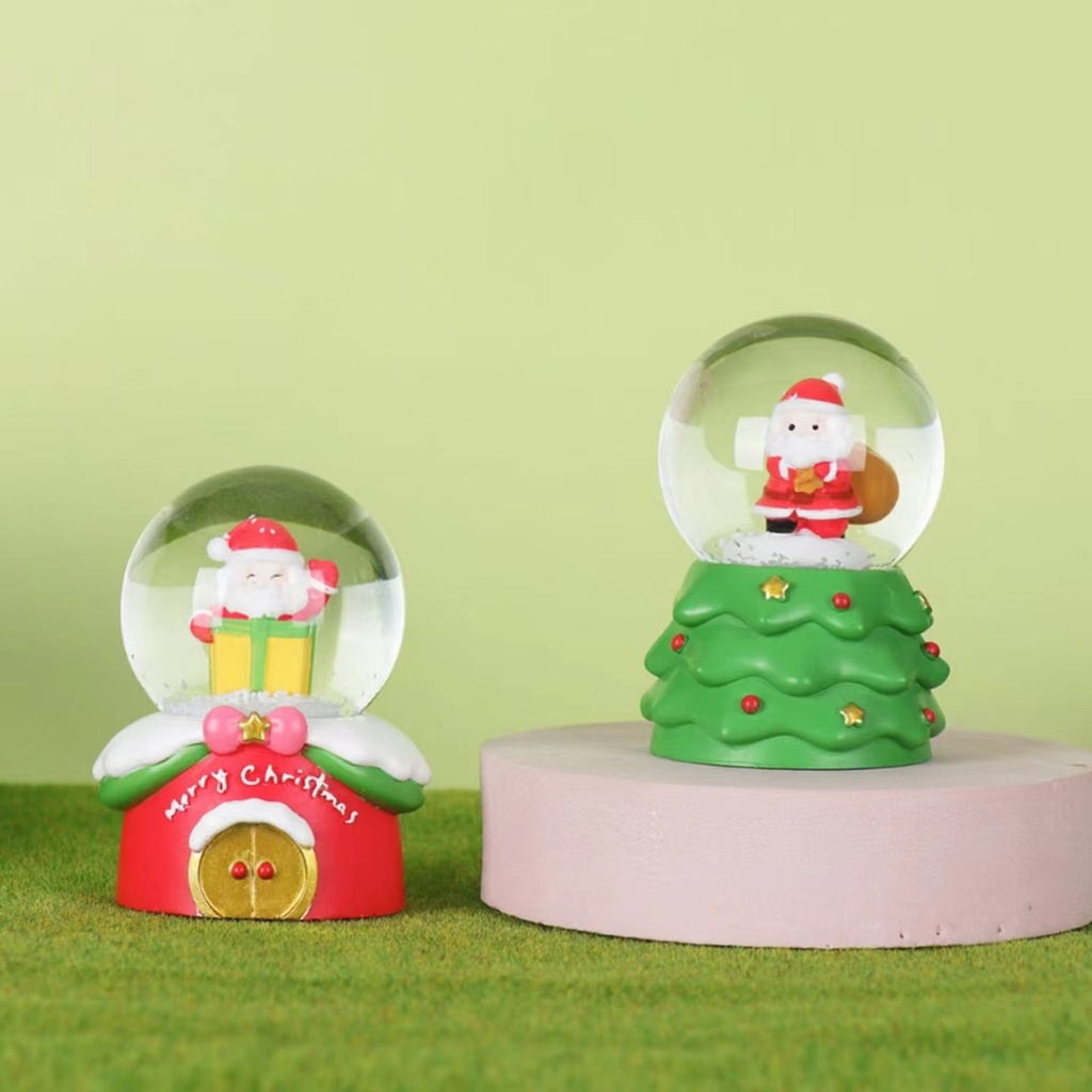 Christmas Series - Shaped Crystal Ball (including batteries) 45#