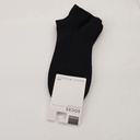 Men's Simple Solid Color Lattice Short Socks Two Pairs Set