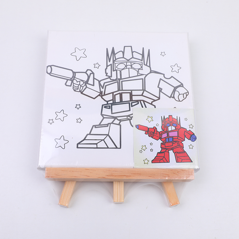 DIY painting set-robot (with easel) 20*20
