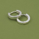 Small Textured Circle Earrings
