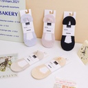 Leaf diamond argyle shallow mouth lace socks (2 pairs in a bag)