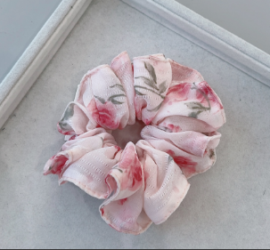 Rose Print Series Slim-waist Hair Tie