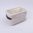 Small fat pile composite storage basket