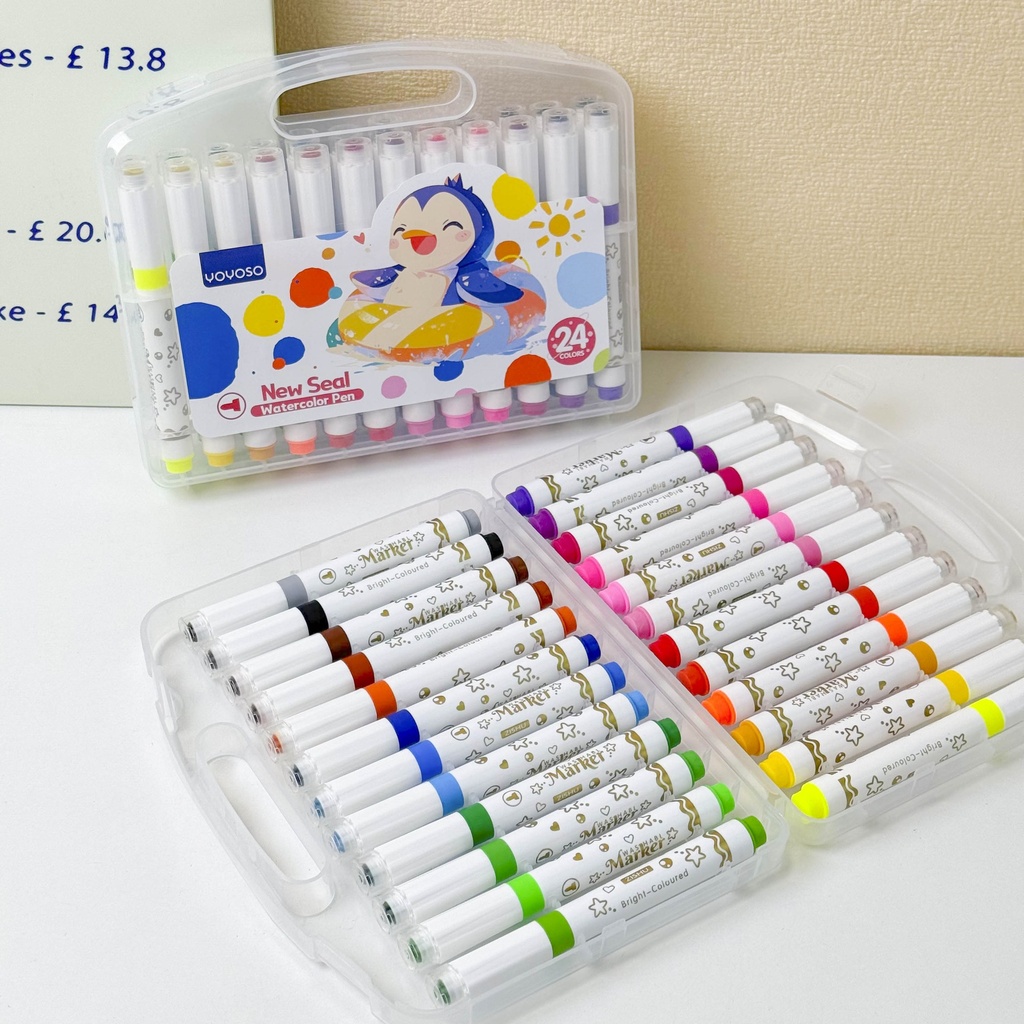 204 New Seal Watercolor Pen ZS282-24PCS