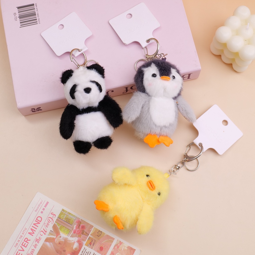 Animal Combined Plush Keychain