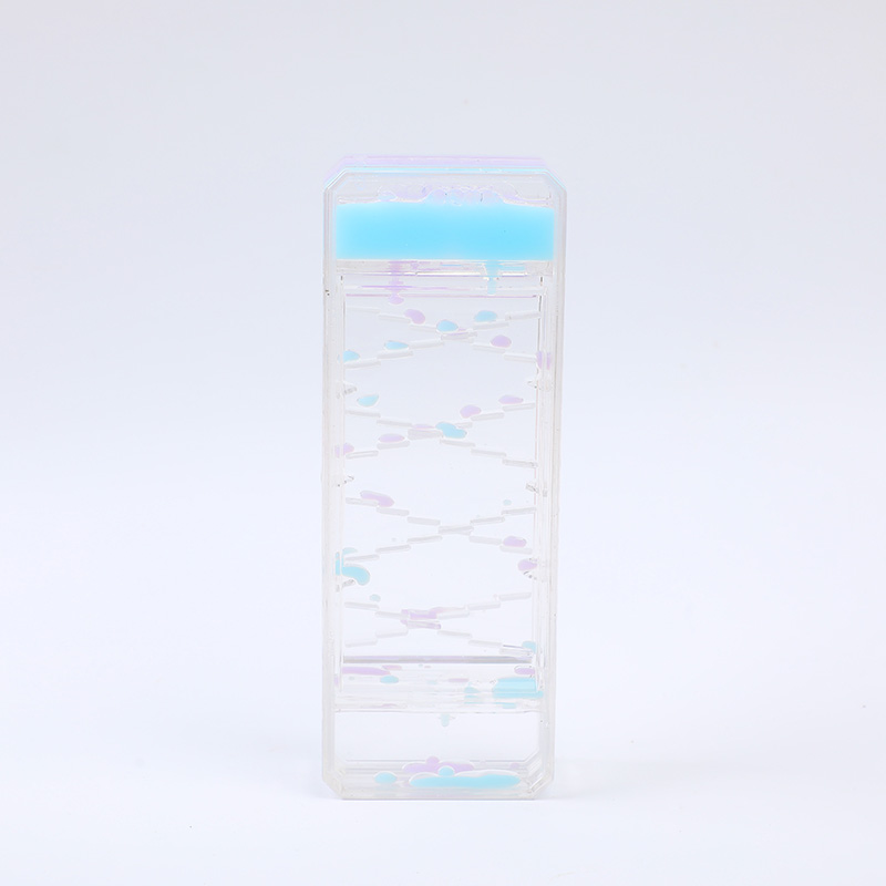 Rectangular macaron color oil-dripping ornament