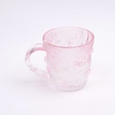 Gradient color handle glass cup - 300ml