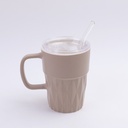 Creative Simple mug 420ml- Light grey